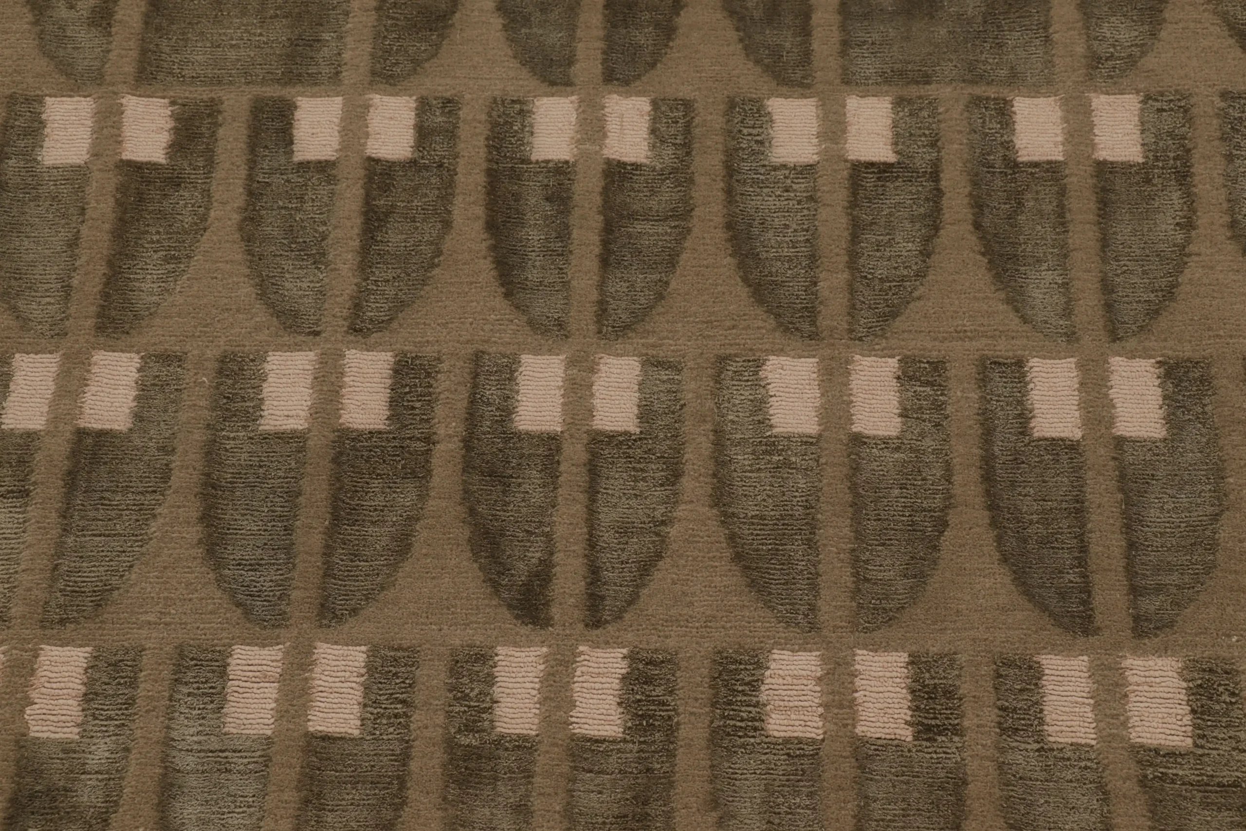 Modern Austrian Art Deco Custom Rug