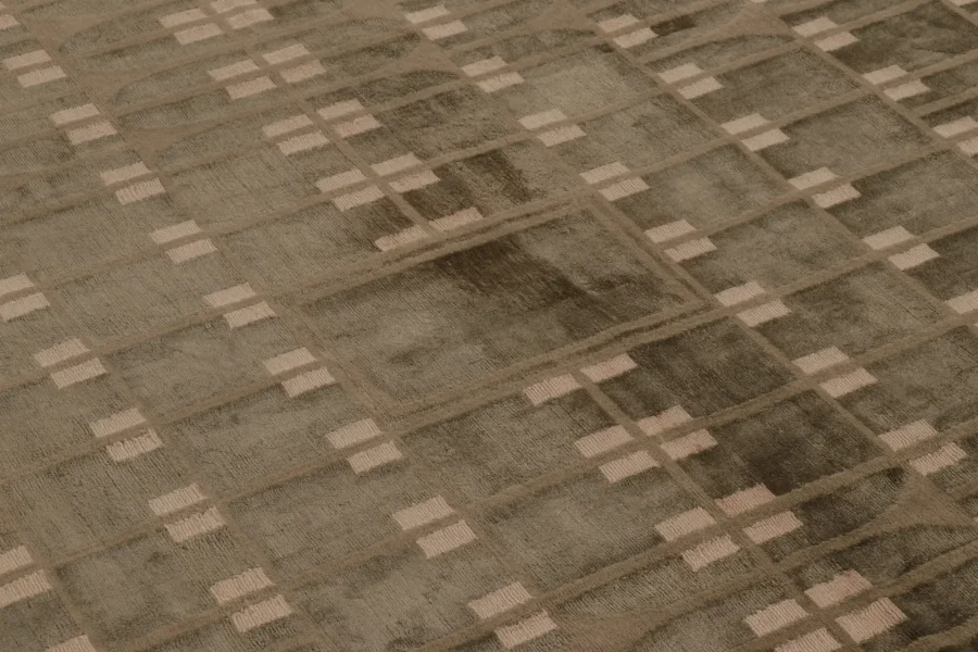 Modern Austrian Art Deco Custom Rug