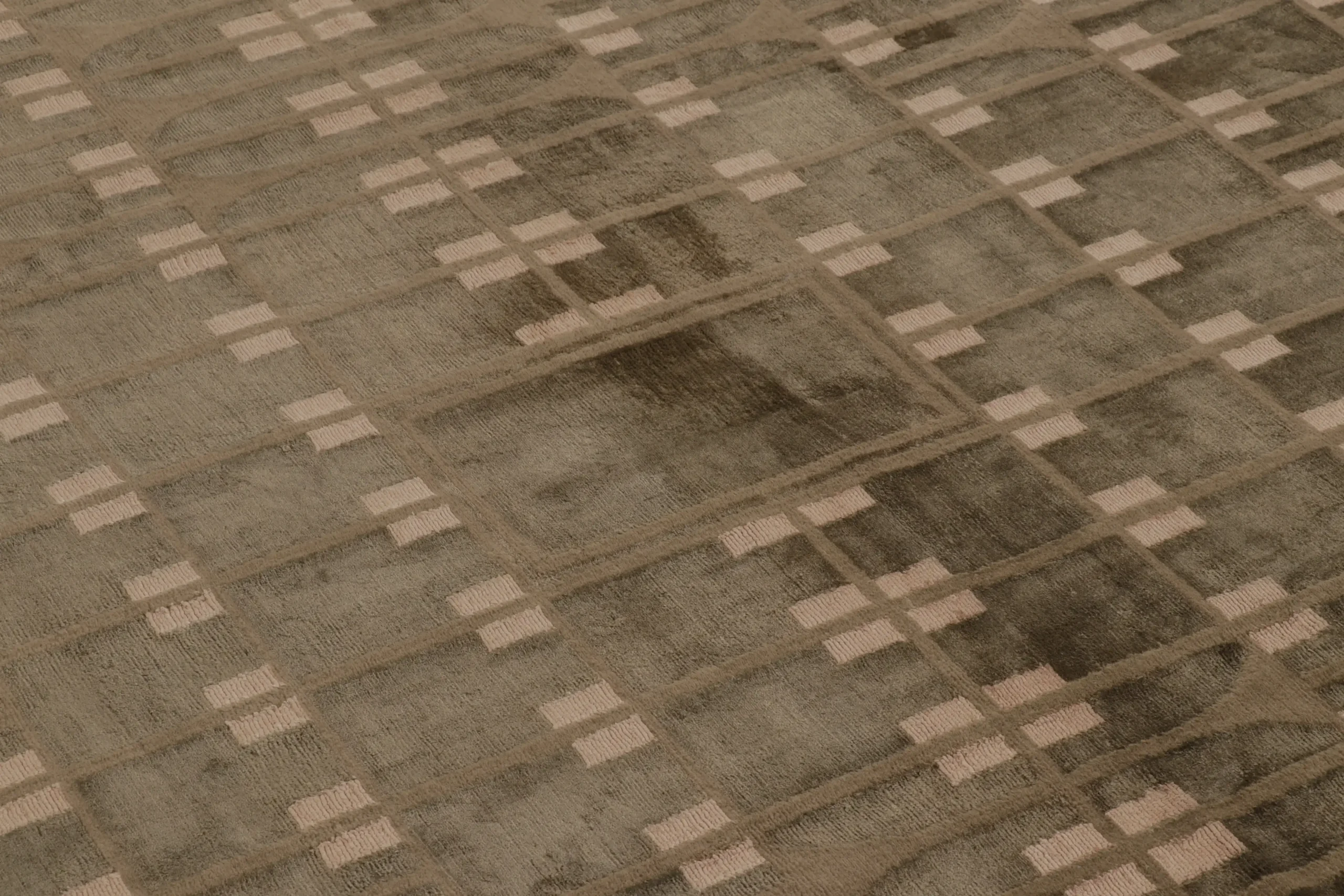 Modern Austrian Art Deco Custom Rug