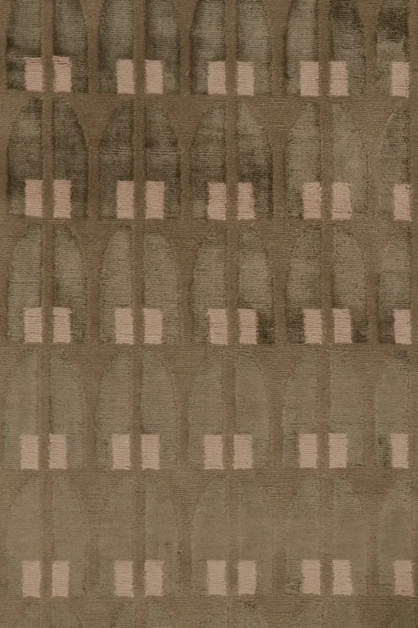 Modern Austrian Art Deco Custom Rug