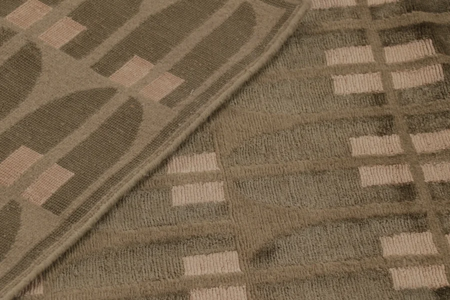 Modern Austrian Art Deco Custom Rug