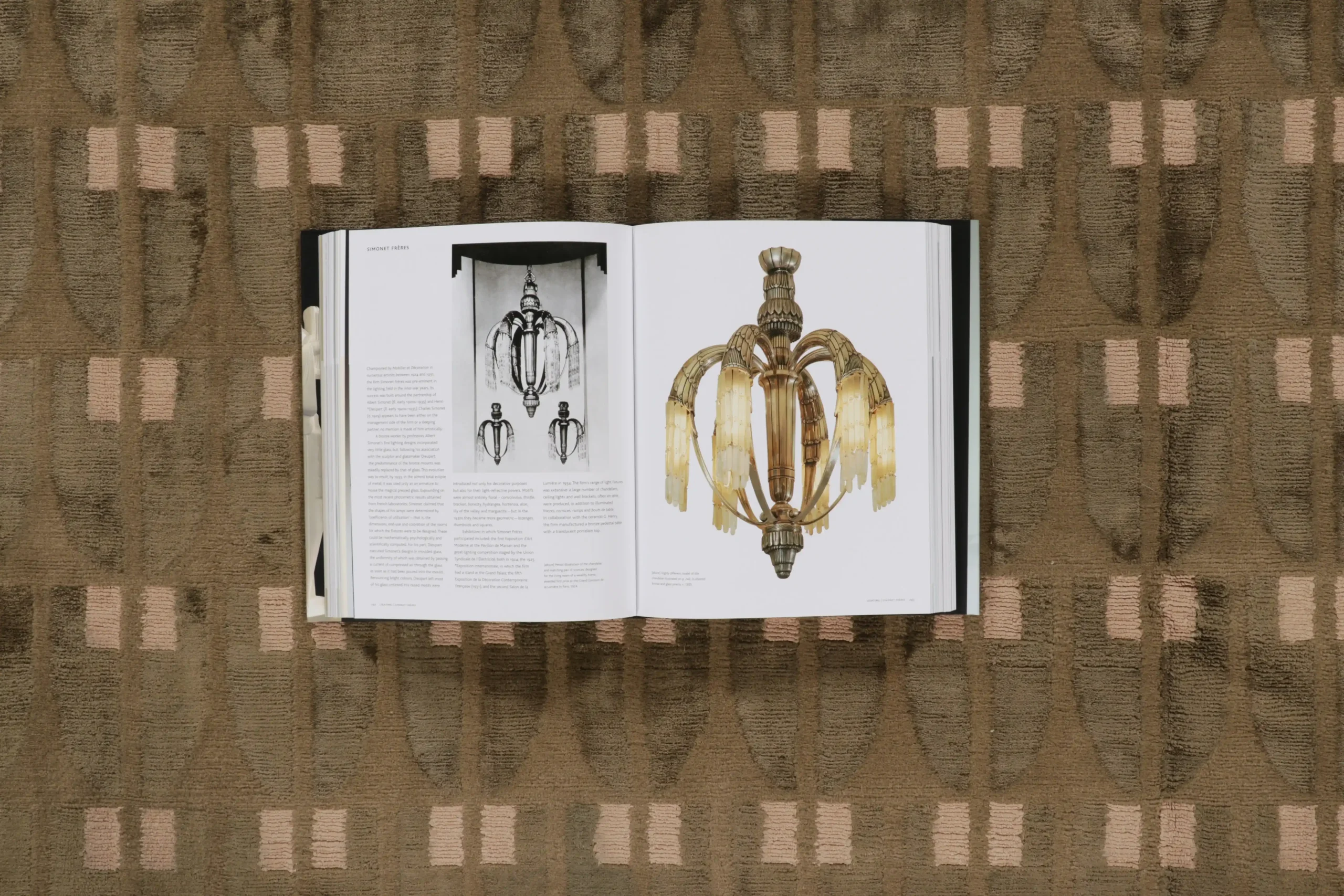 Modern Austrian Art Deco Custom Rug