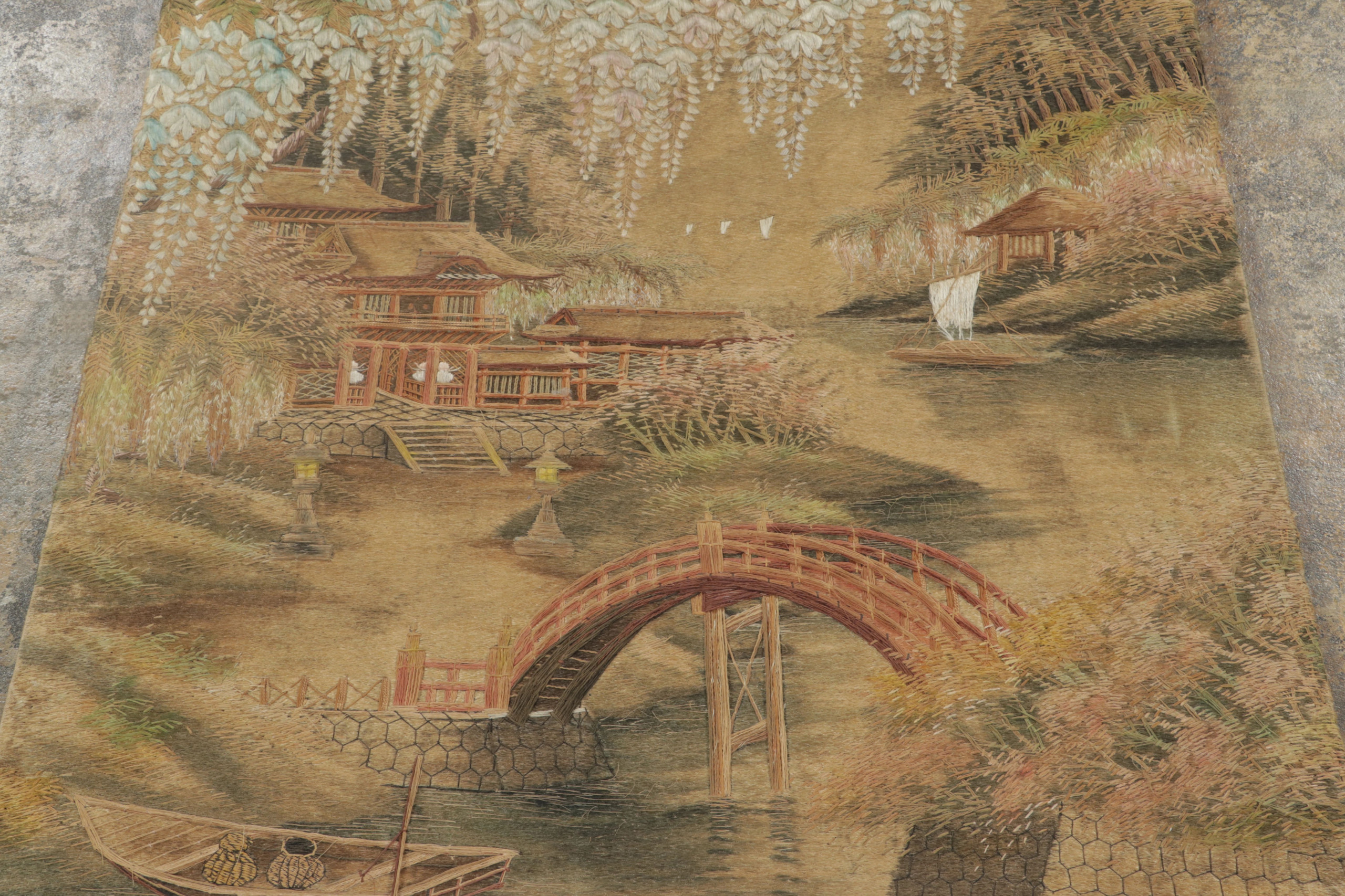 Antique Pictorial Tapestry