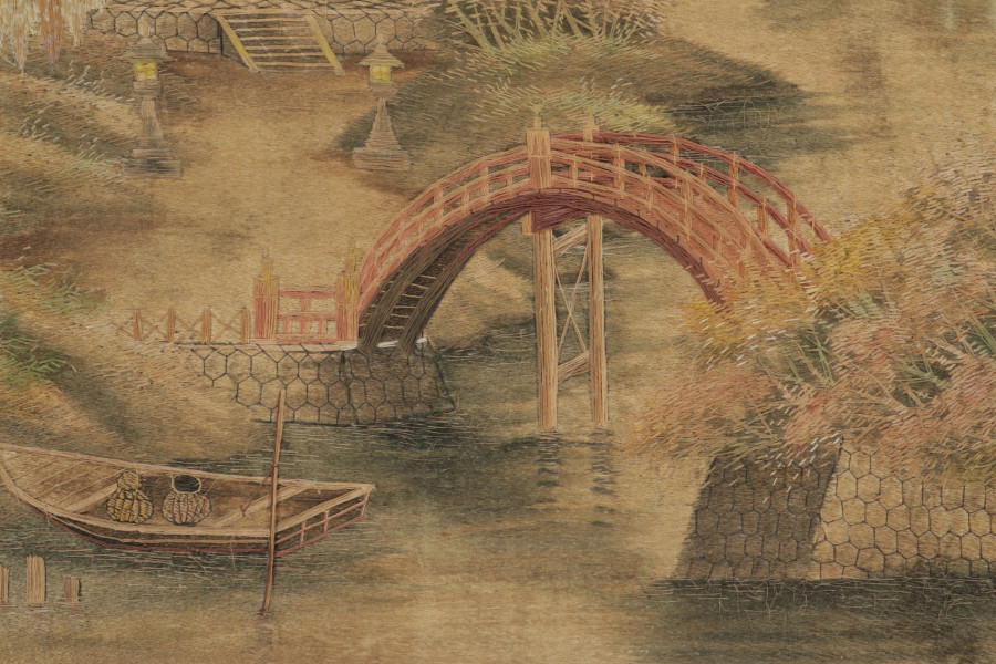 Antique Pictorial Tapestry