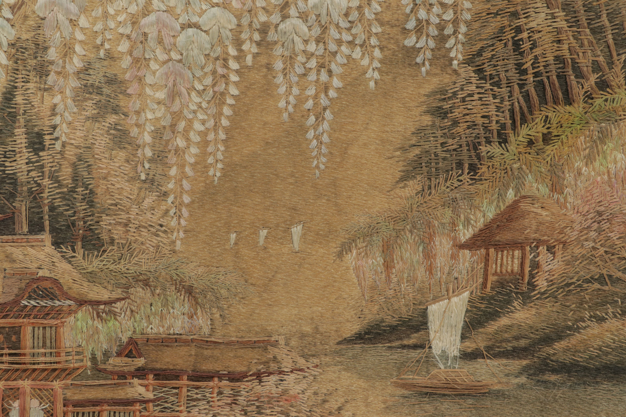 Antique Pictorial Tapestry