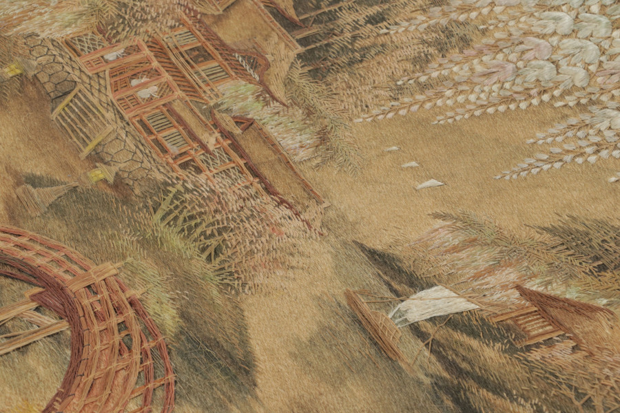 Antique Pictorial Tapestry