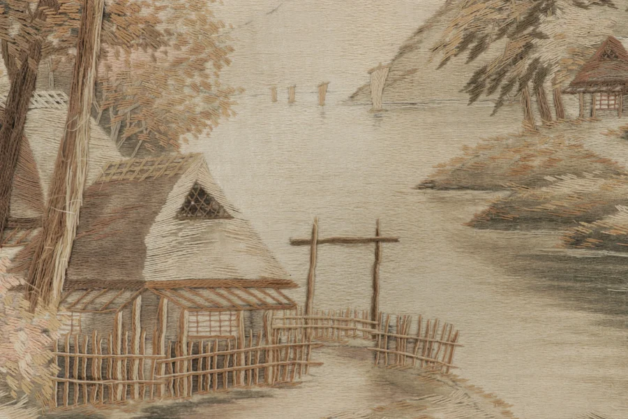 Antique Pictorial Tapestry