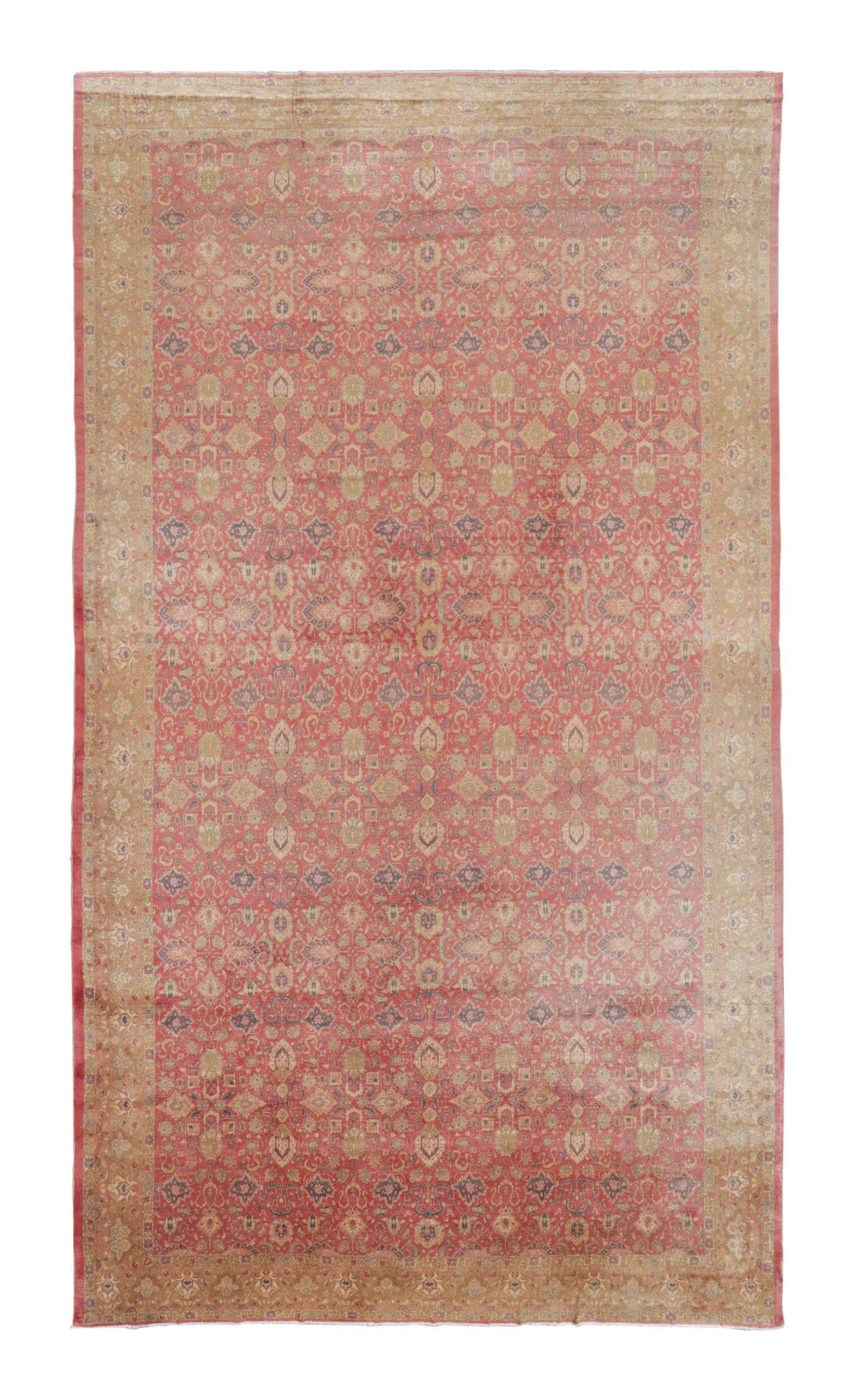 Antique Oversized Hereke Rug