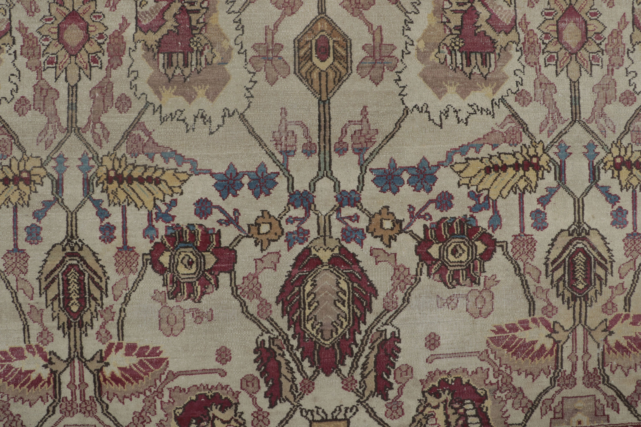 Oversized Antique Agra Rug