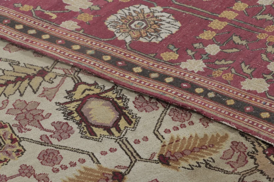 Oversized Antique Agra Rug