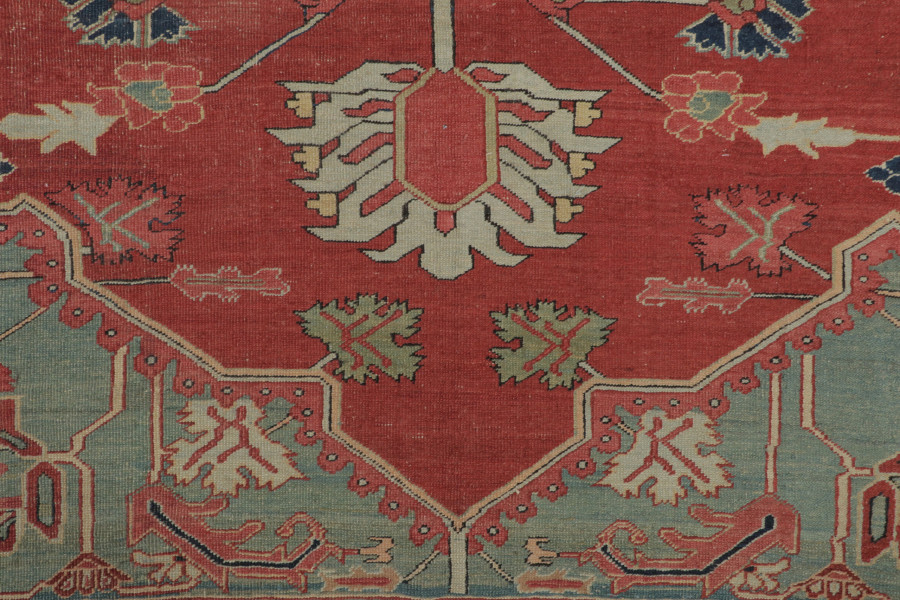 Antique Persian Serapi Rug