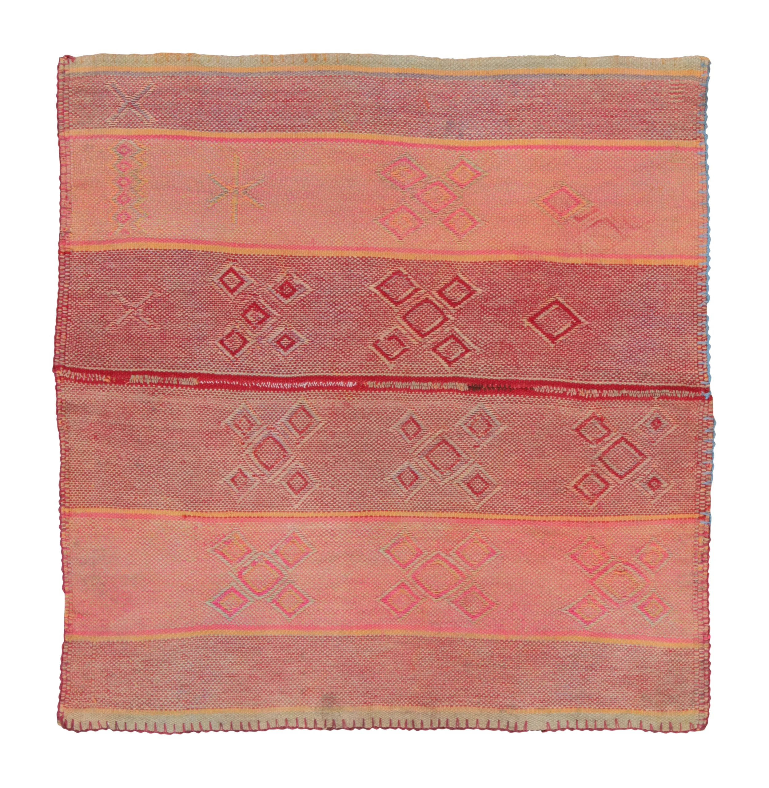 Vintage Peruvian Square Kilim