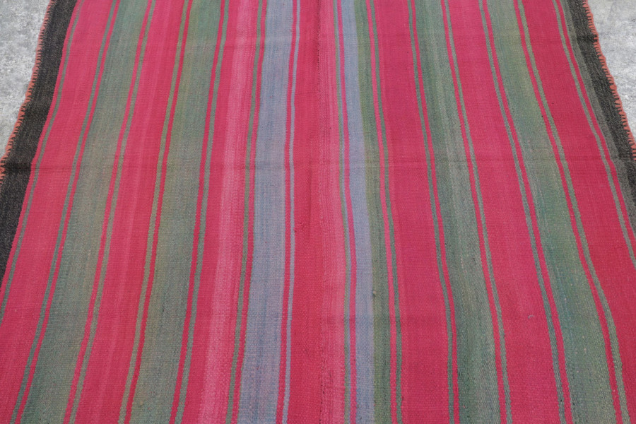 Vintage Peruvian square Kilim