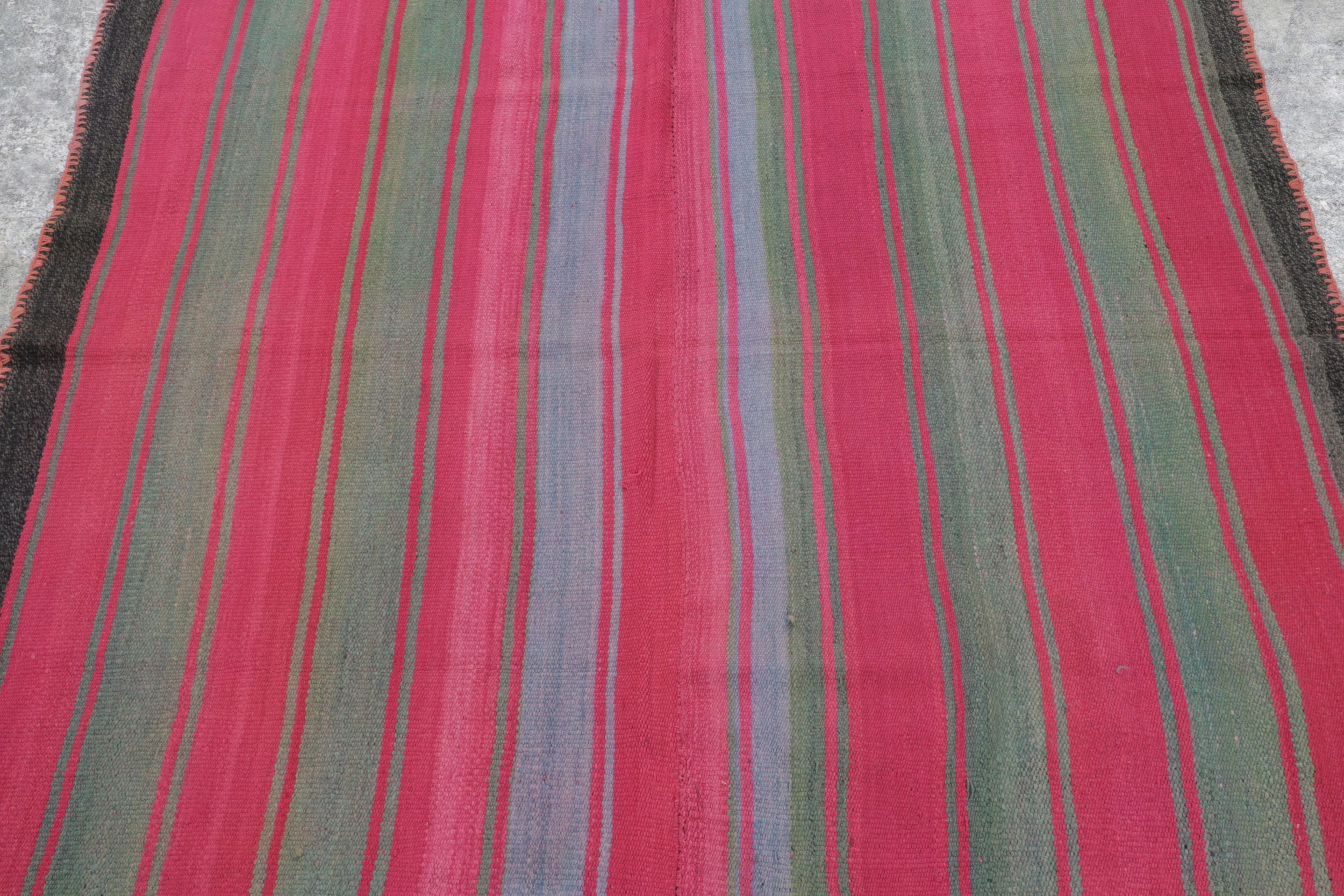Vintage Peruvian square Kilim