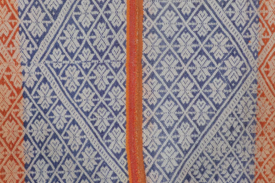 Vintage Peruvian Square Kilim