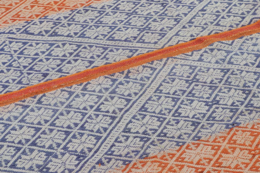 Vintage Peruvian Square Kilim