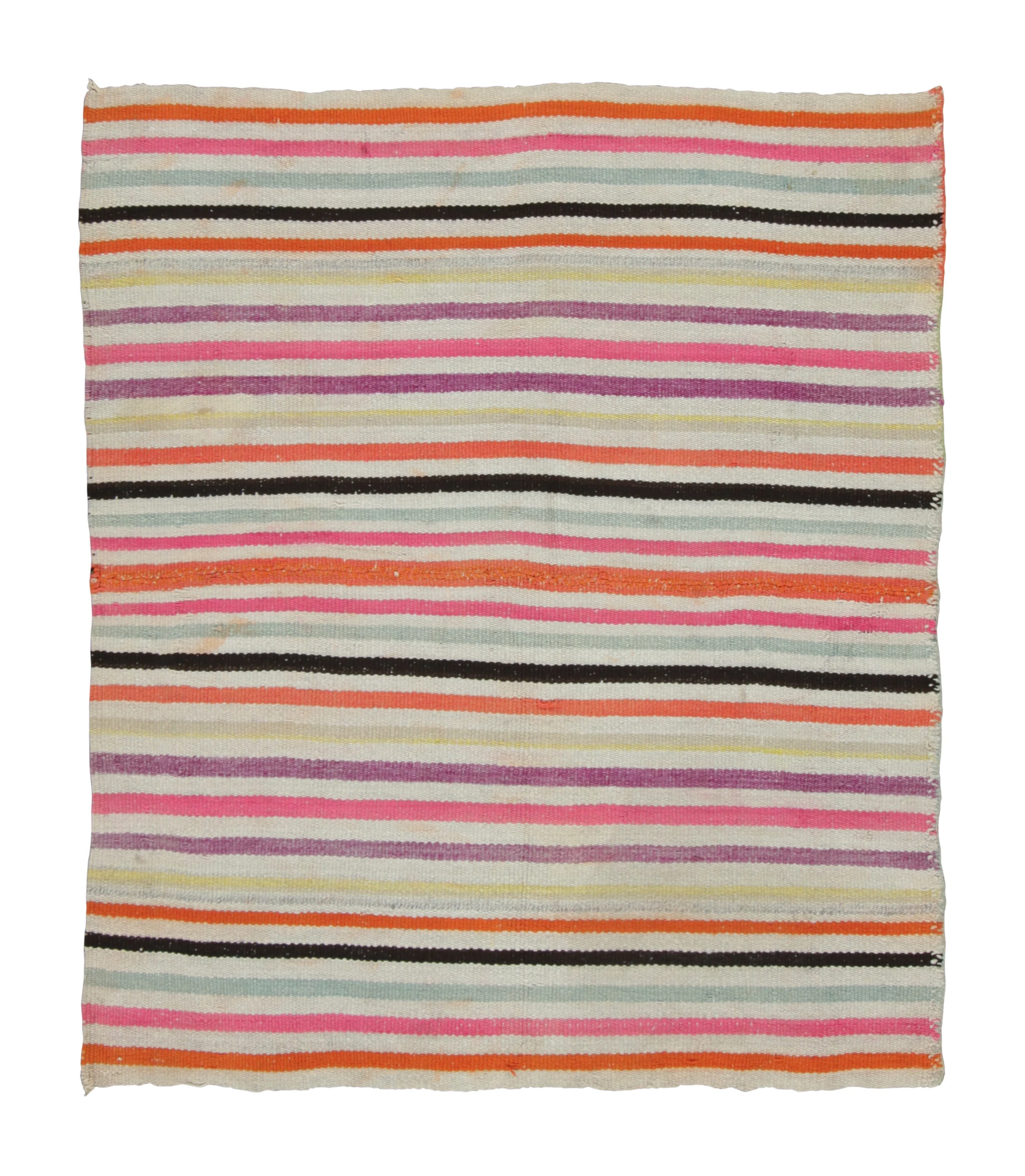 Vintage Peruvian Square Kilim