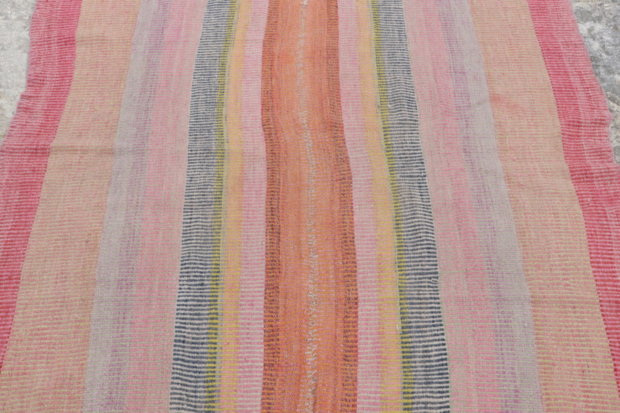 Vintage Peruvian Square Kilim