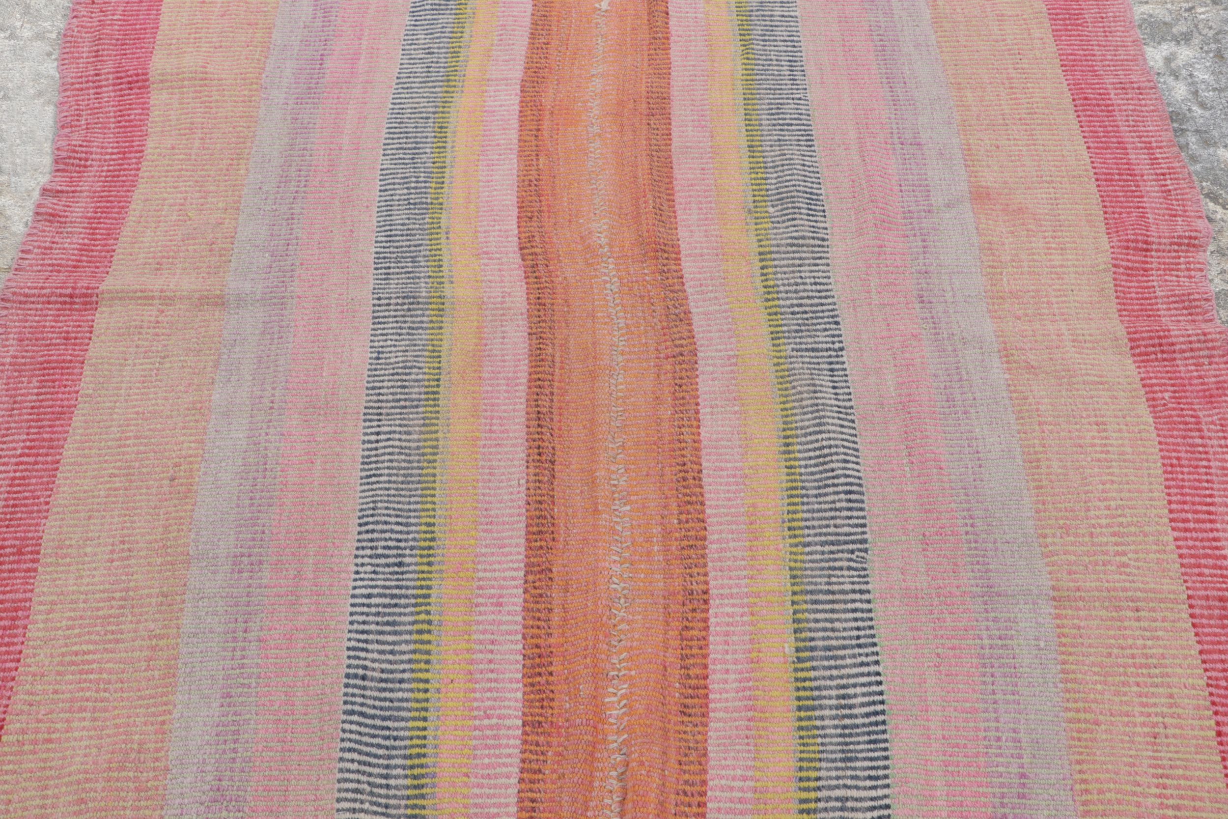 Vintage Peruvian Square Kilim