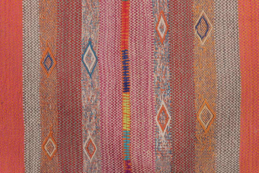 Vintage Peruvian Square Kilim