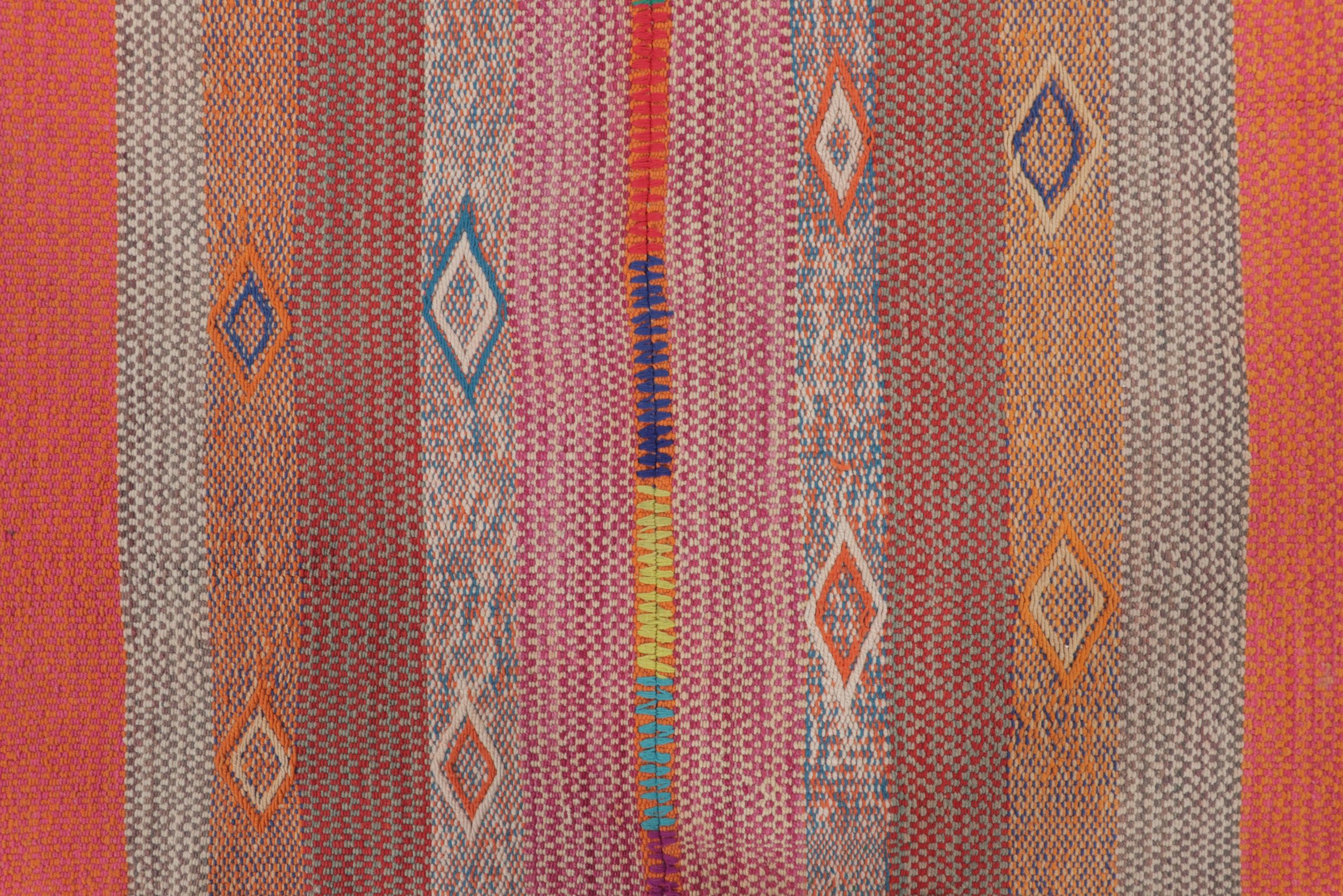 Vintage Peruvian Square Kilim