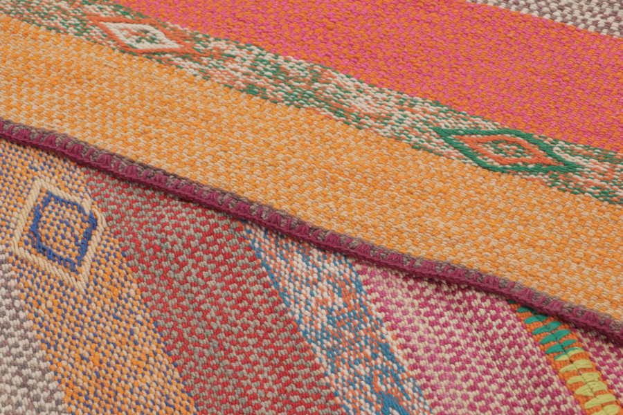 Vintage Peruvian Square Kilim