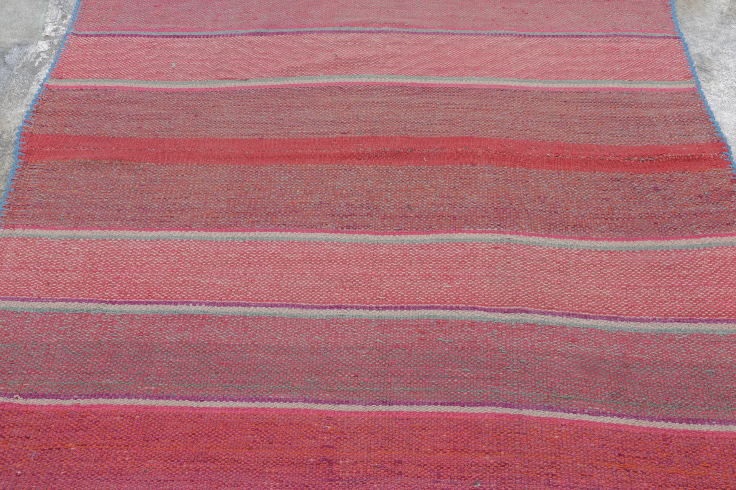 Vintage Peruvian Square Kilim