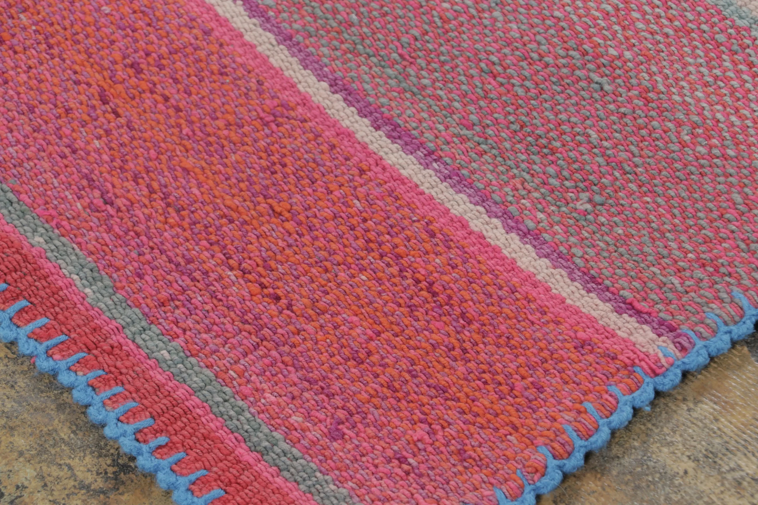 Vintage Peruvian Square Kilim