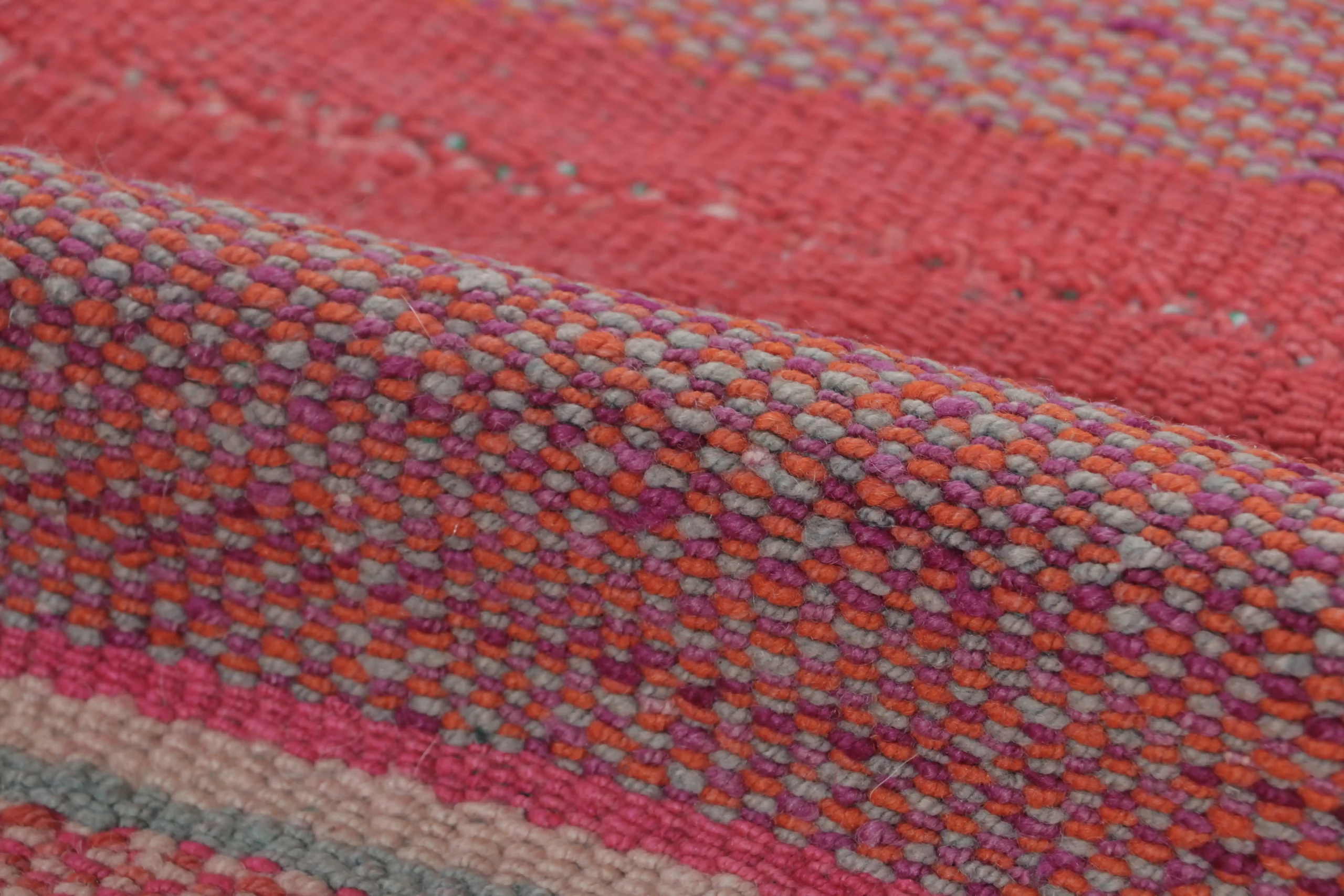 Vintage Peruvian Square Kilim