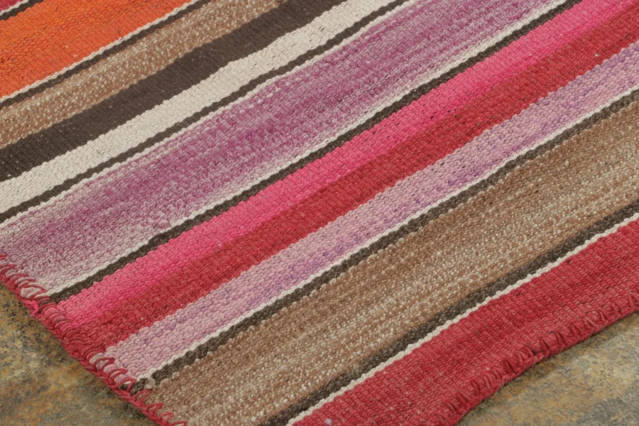 Vintage Peruvian Square Kilim