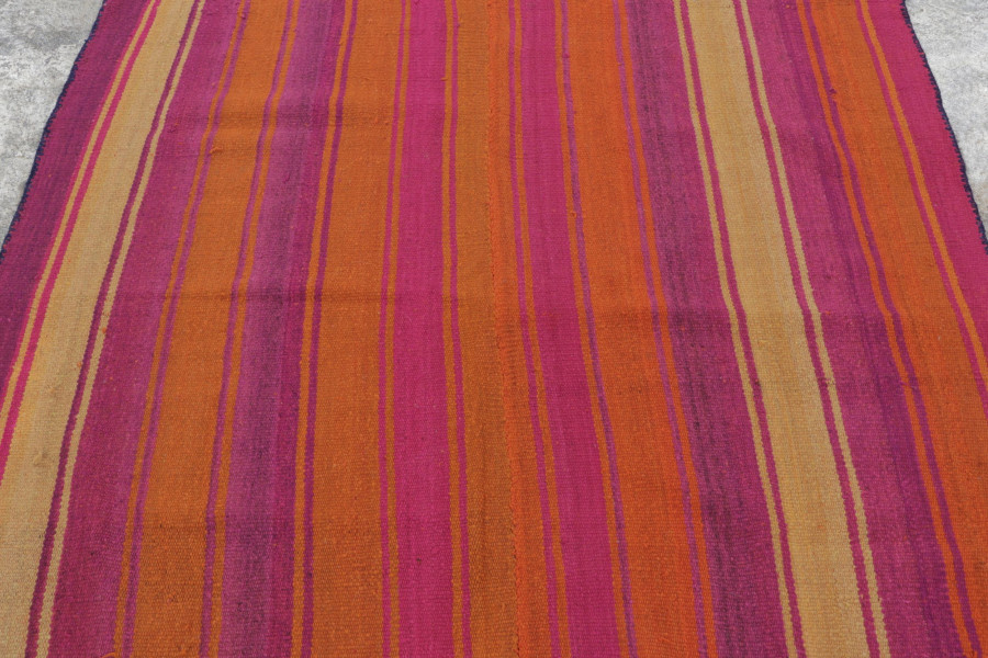 Vintage Peruvian Square Kilim