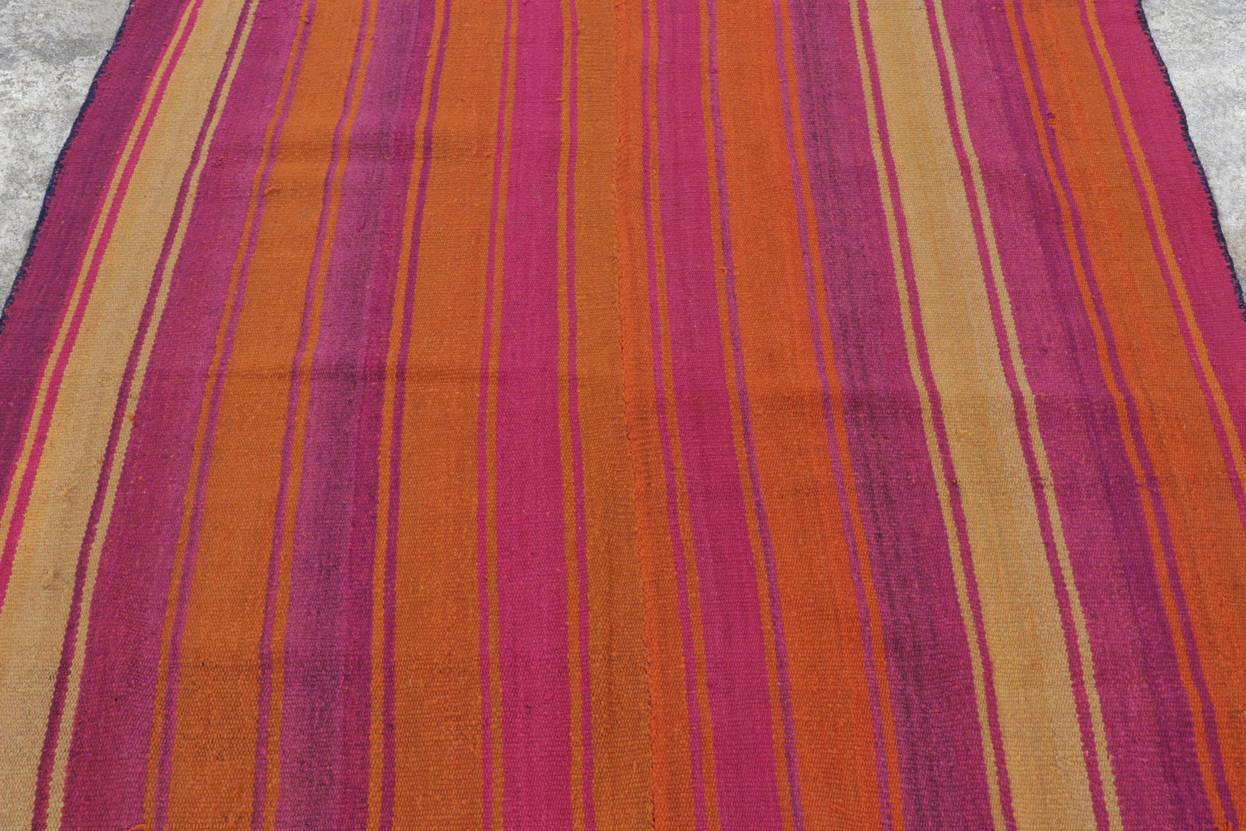 Vintage Peruvian Square Kilim