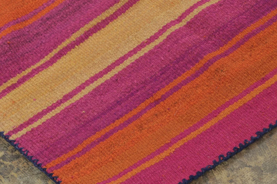 Vintage Peruvian Square Kilim