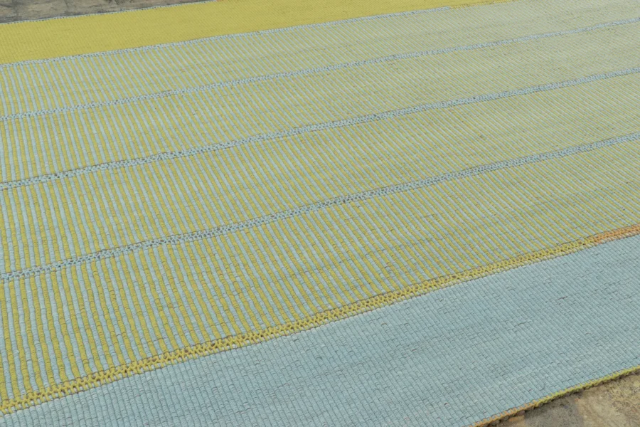 Modern Striped Kilim Custom Rug