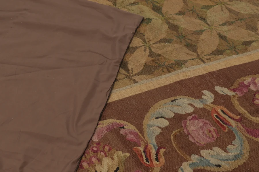 Antique Oversized Aubusson Rug