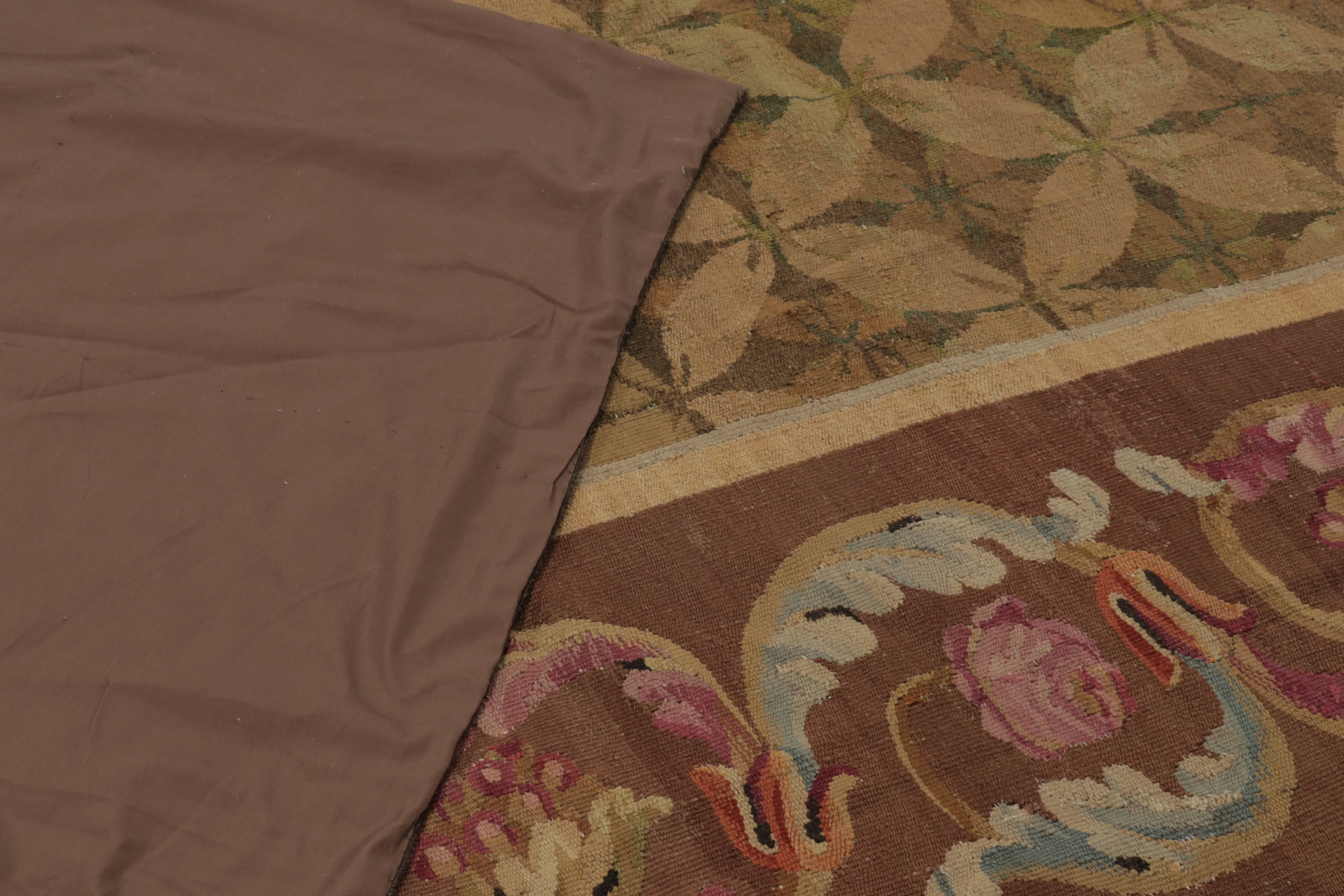 Antique Oversized Aubusson Rug