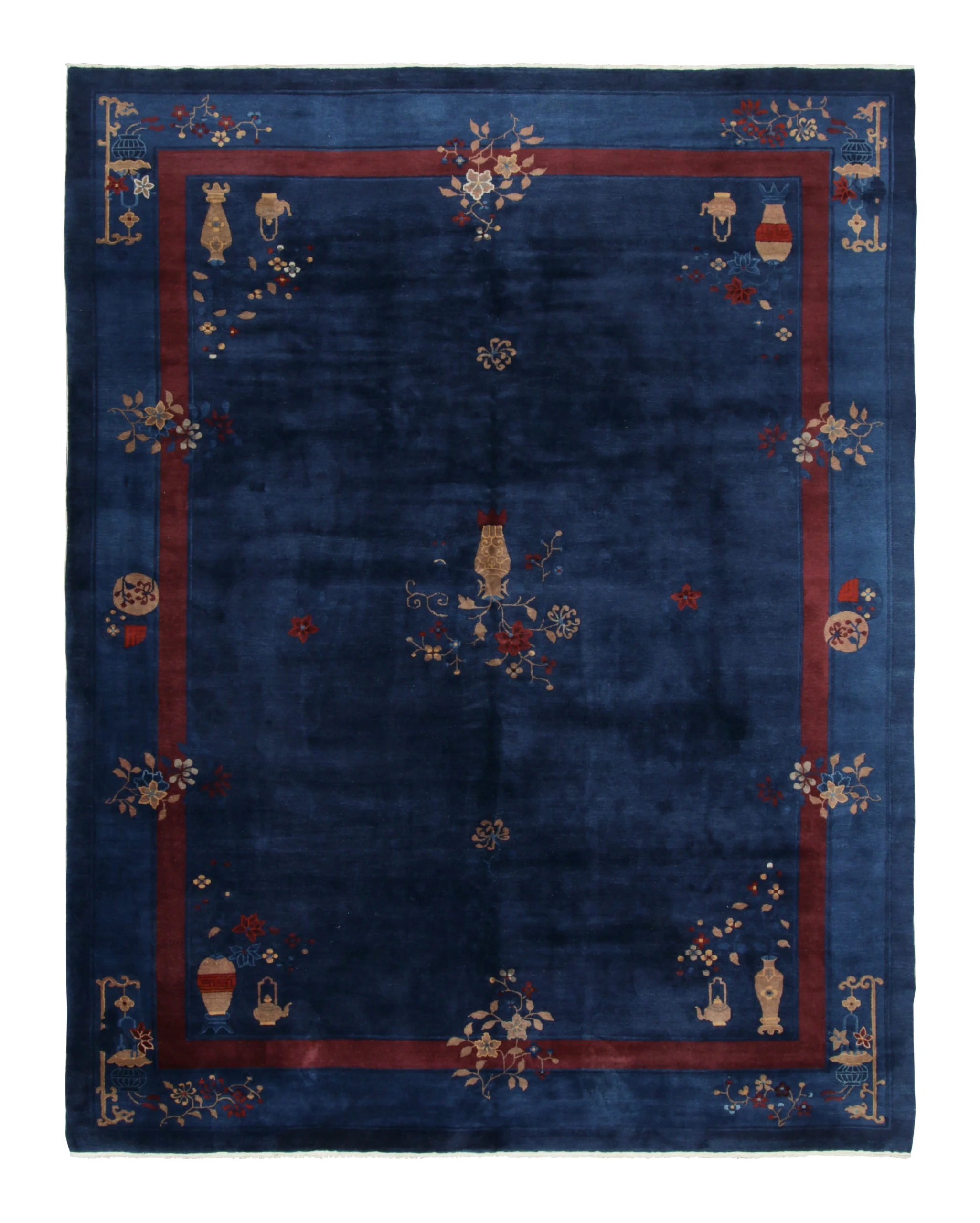 Antique Chinese Art Deco Rug