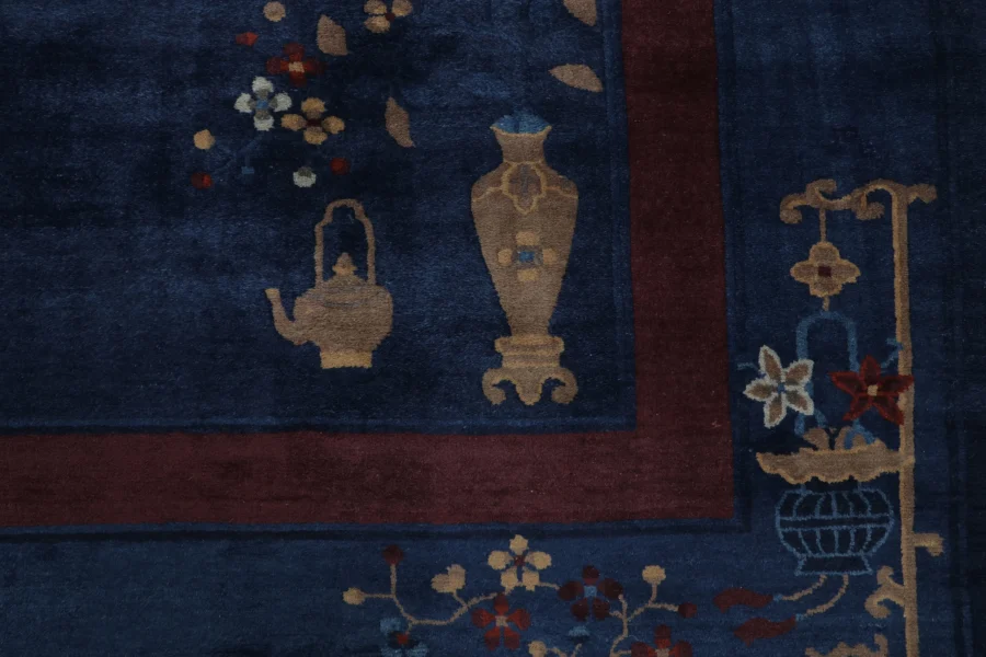 Antique Chinese Art Deco Rug