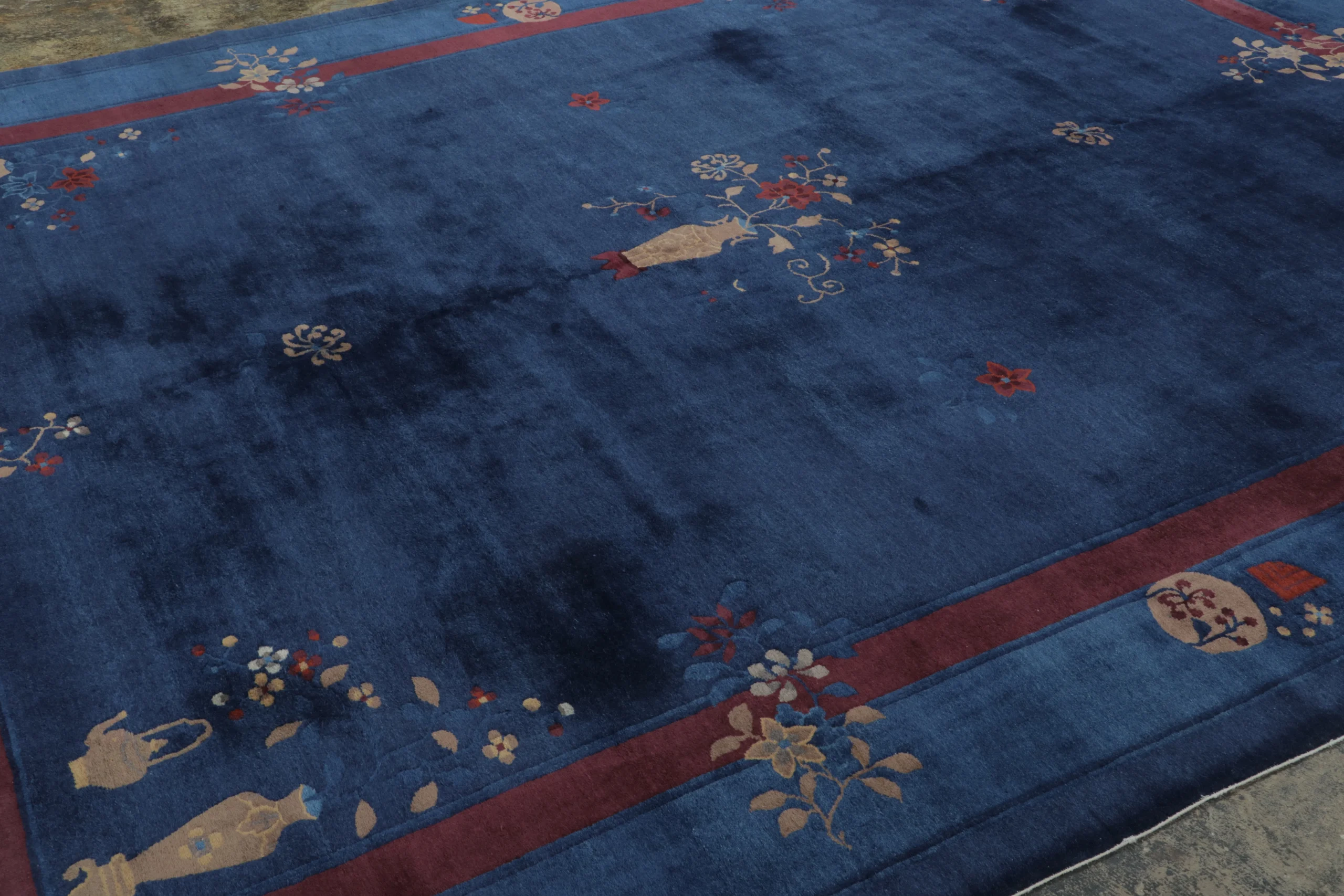Antique Chinese Art Deco Rug