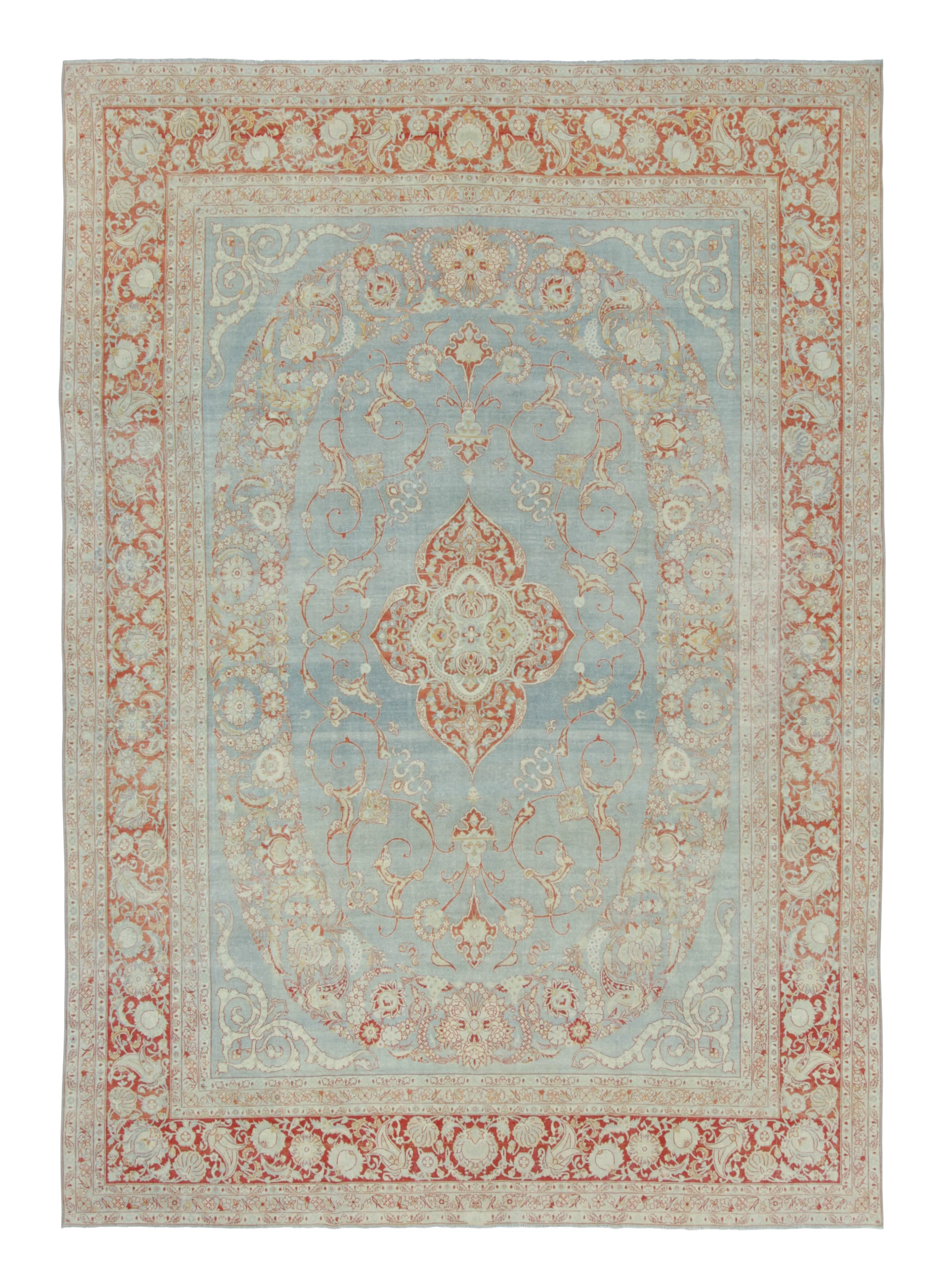 Antique Tabriz Medallion Rug