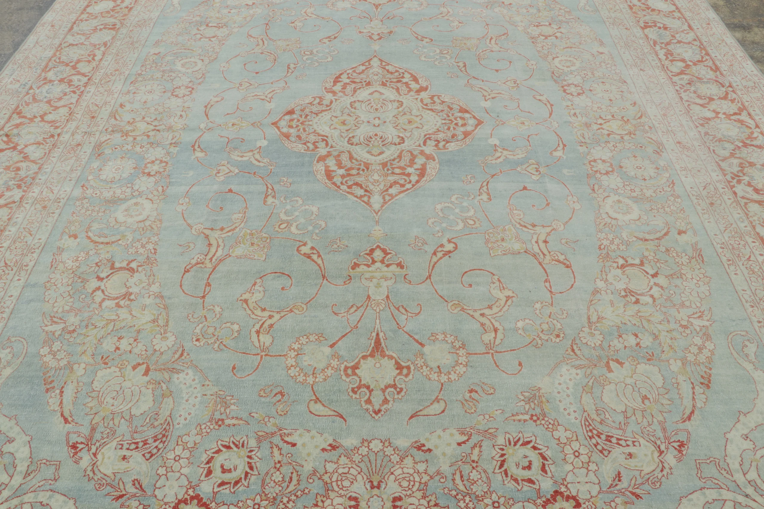 Antique Tabriz Medallion Rug