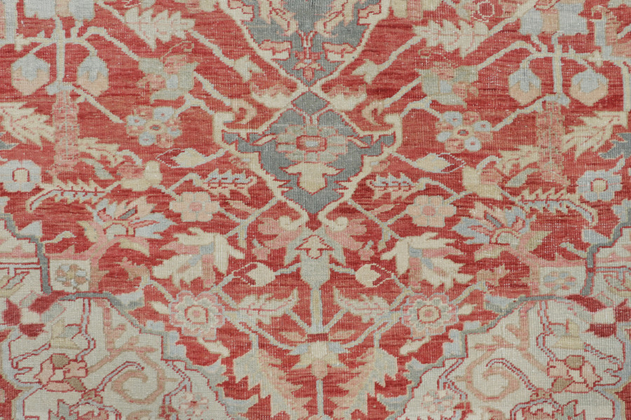 Antique Heriz Floral Rug