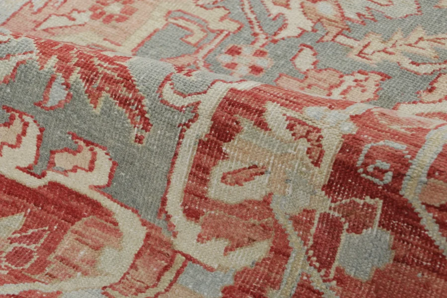 Antique Heriz Floral Rug