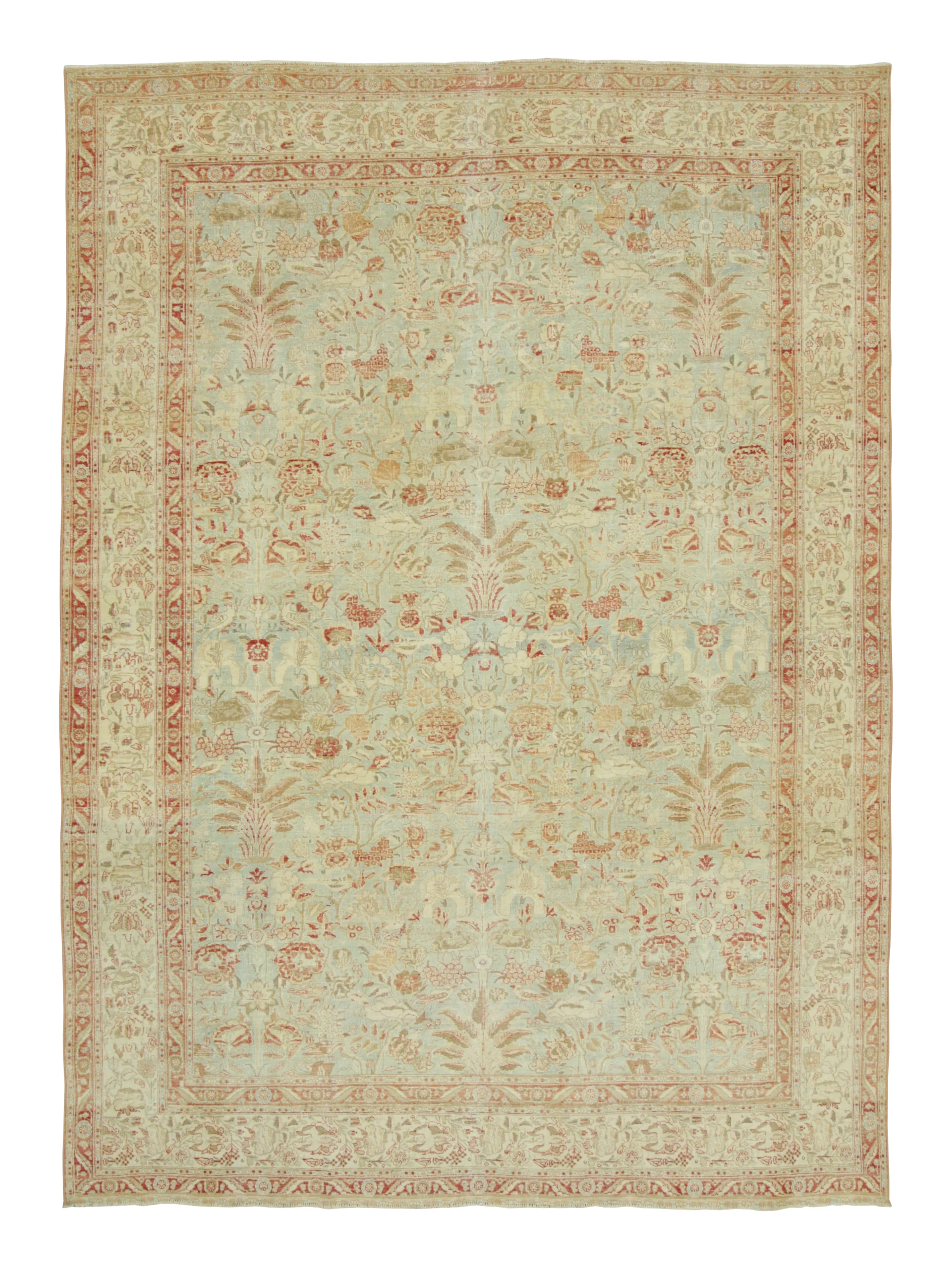 Antique Tabriz Rug
