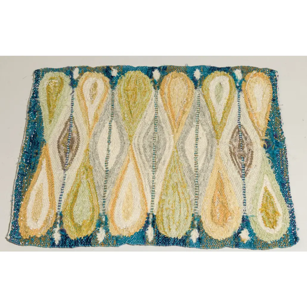 Vintage Square Gift-Sized Swedish Rug