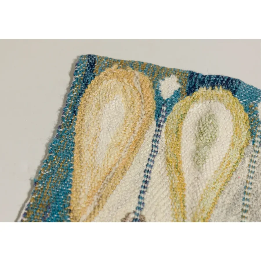 Vintage Square Gift-Sized Swedish Rug