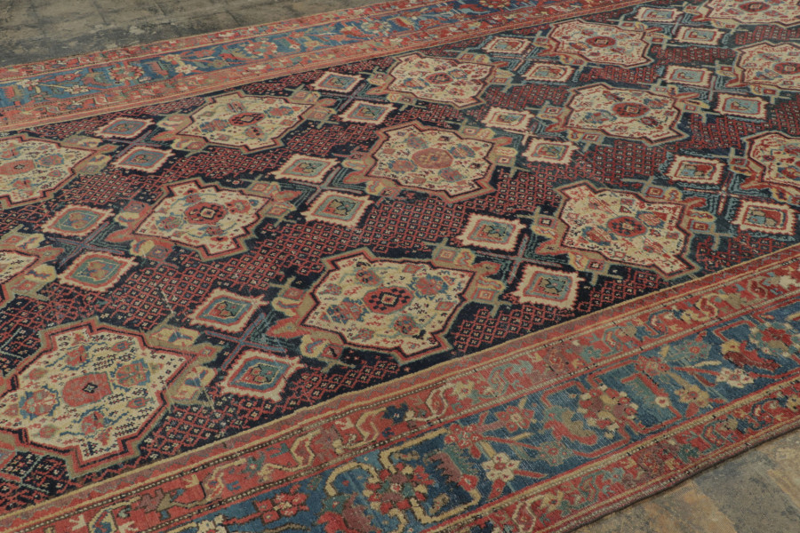Antique Bakhtiari Tribal Rug