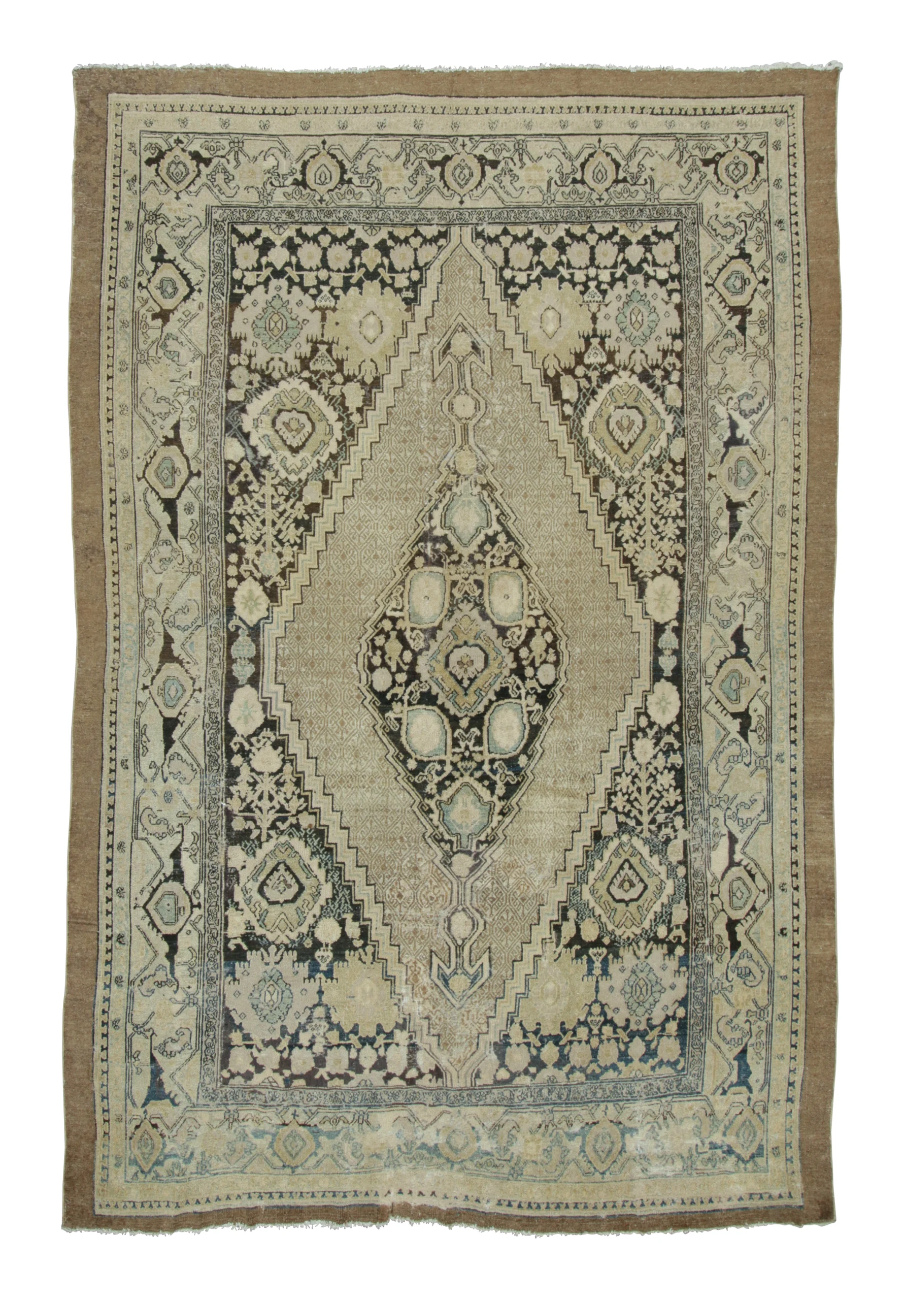 Antique Persian Bibikabad Rug
