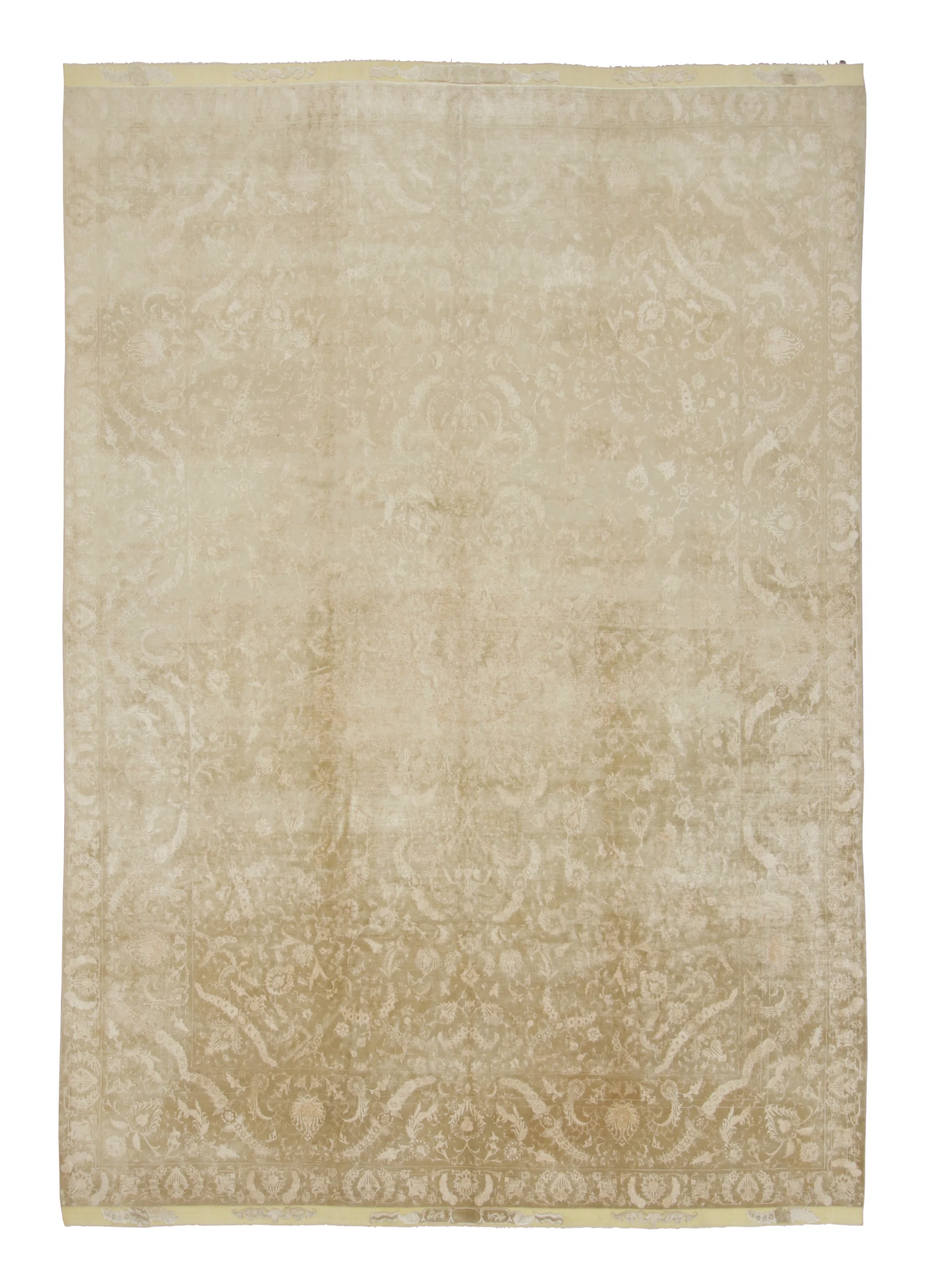 Antique Oversized Persian Tabriz Rug