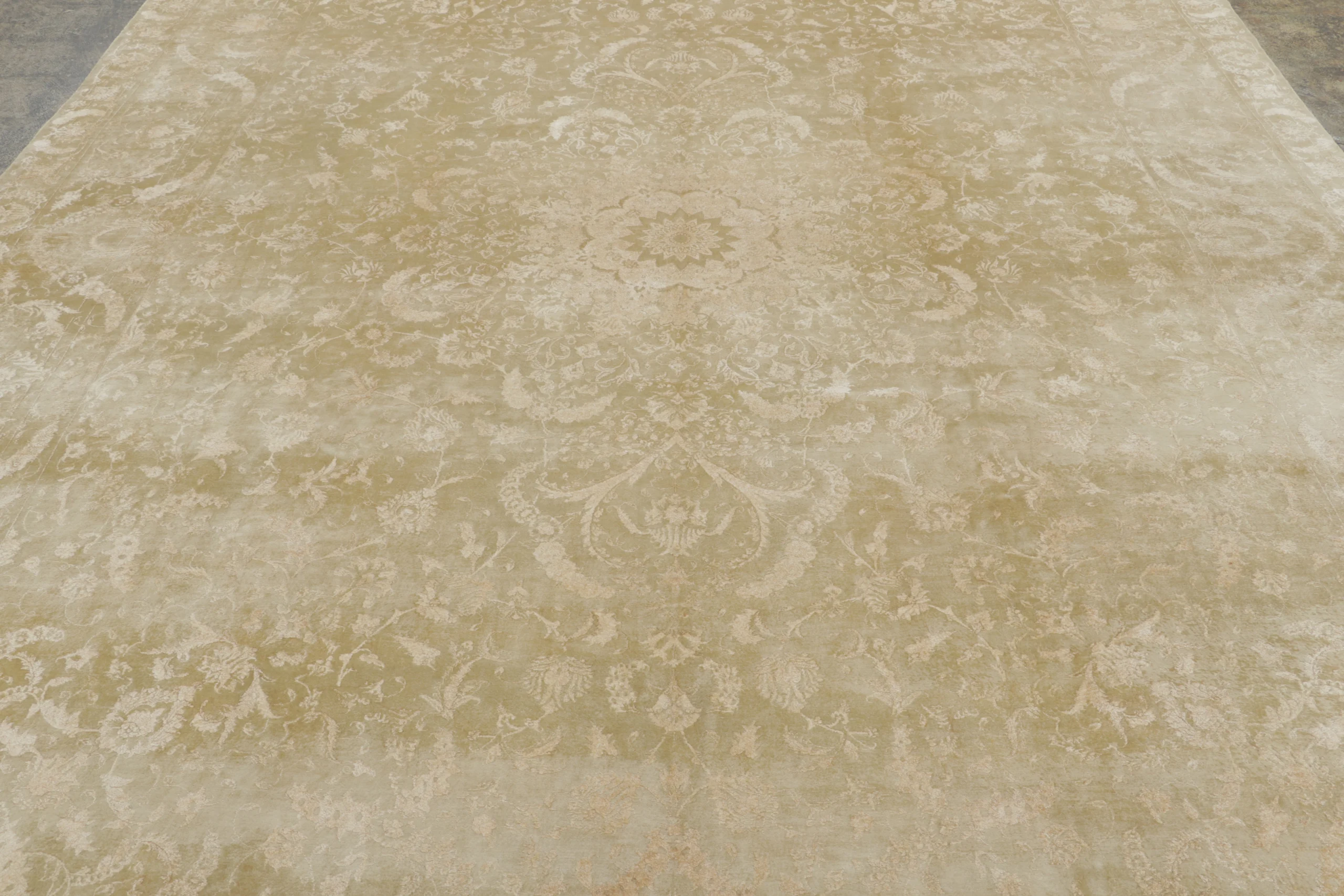Antique Oversized Persian Tabriz Rug